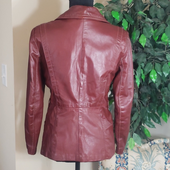 Vintage tailored  leather jacket!! - Picture 4 of 6